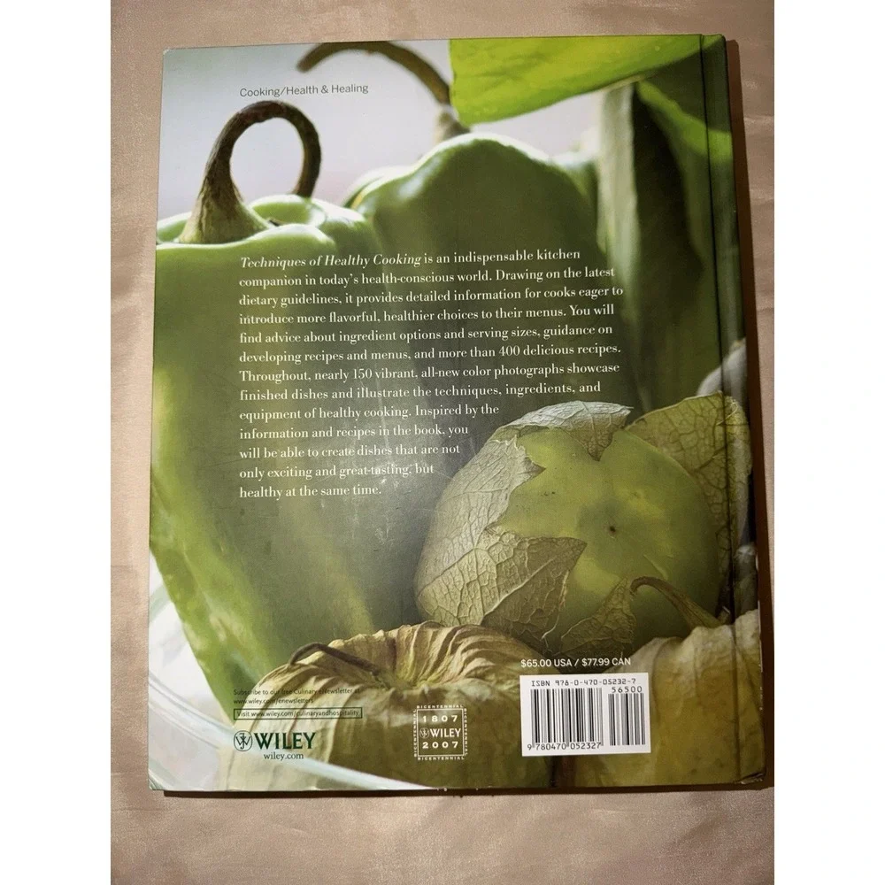 Techniques of Healthy Cooking Book, The Culinary Institute - Cook Book